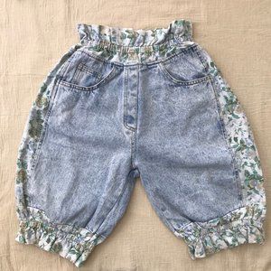 Vintage Contempo Casuals 1980's Denim Bloomers